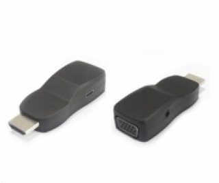 Převodník HDMI na VGA miniaturní provedení se zvukem a na...
