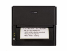 Tiskárna Citizen CL-E300 203dpi, USB/RS232/LAN, DT, černá