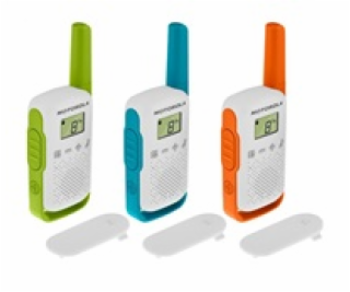 Motorola vysílačka TLKR T42 (3 ks, dosah až 4 km), Triple...