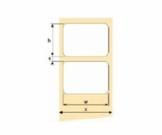 OEM termoetikety 100mm x 150mm termoetikety, cena za 500 ...