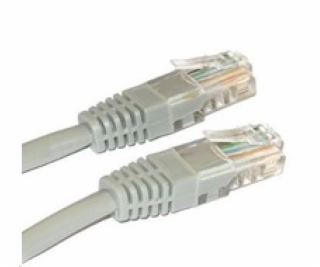 Patch kabel Cat5E, UTP - 20m, šedý