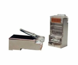 Konektor STP RJ45 (8p8c), Cat5E, 30µm, licna - 100 ks
