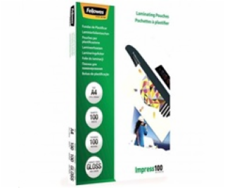 Laminovací fólie Fellowes A4 100 mic, balení 100 ks