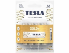 Tesla AA GOLD+ alkalická, 4 ks, ND