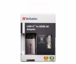 VERBATIM 49143 USB-C™ to HDMI 4K Adapter