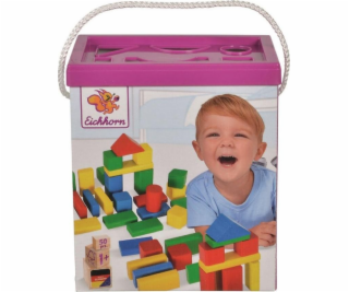 Bunte Holzbausteine 50, Konstruktionsspielzeug
