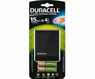 DURACELL battery charger CEF27 + 4pcs batteries