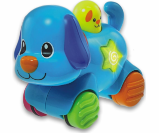 Smily Play Pets Press and Go Dog modrá (000733)