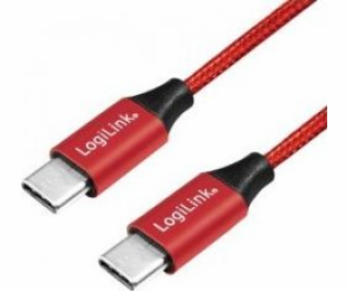 USB LogiLink LogiLink USB-C 1,0 m Červený kábel červená