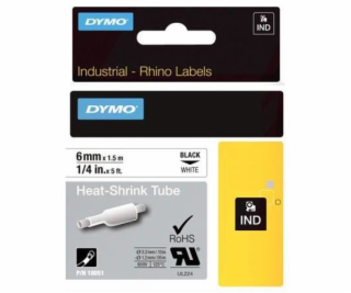 Dymo Rhino IND ORIGINAL teplom zmrštiteľná bužírka 6mm x ...