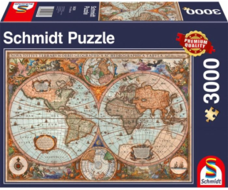 Puzzle 3000 dielikov Staroveká mapa sveta