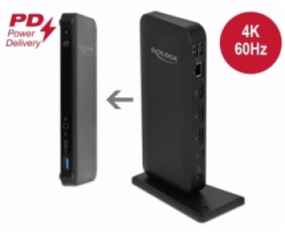 Delock Dokovací stanice USB Type-C™ DP 1.4 4K - HDMI / DP...