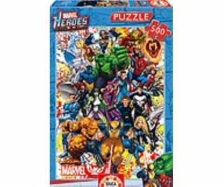 Puzzle Hrdinovia Marvel 500 dielikov