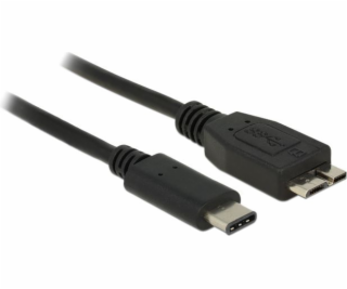 Delock Čierny SuperSpeed kábel USB 10 Gbps (USB 3.1, Gen ...