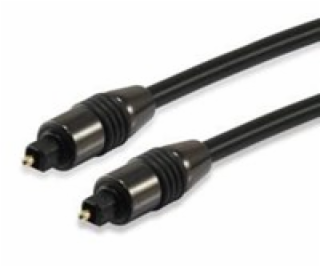 Equip Toslink - kábel Toslink 5m čierny (147923)