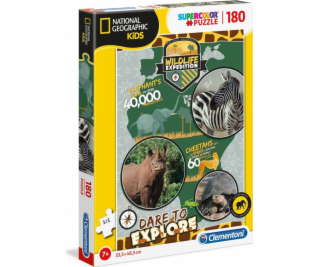 Clementoni Puzzle 180 dielikov National Kids Wildlife Exp...