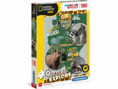 Clementoni Puzzle 180 dielikov National Kids Wildlife Expedition
