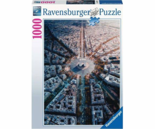 Puzzle 1000 elementów Łuk Triumfalny z lotu ptaka