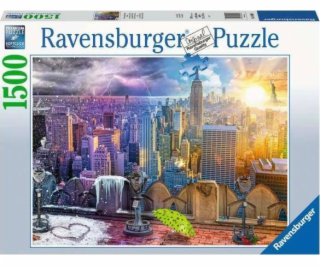 Puzzle New York im Winter und Sommer