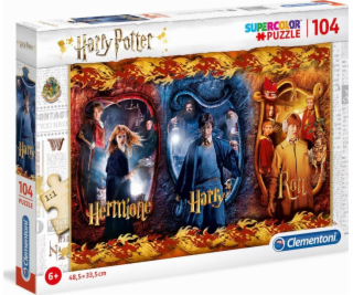 Clementoni Puzzle 104 dielikov Hermiona, Harry, Ron.