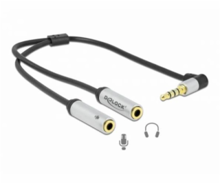 Delock Adaptér sluchátek z 1x3,5 mm 4pinového stereofonní...