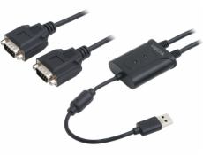 USB adaptér LogiLink USB 2.0/2x RS232 adaptér (AU0031)