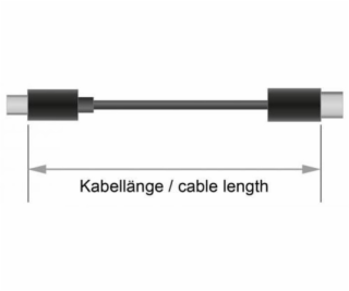 Delock - USB kábel - 24 pin USB-C (M) do 24 pin USB-C (M)...