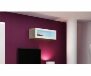 Cama Cabinet VIGO  90  glass 90/35/32 sonoma/white gloss