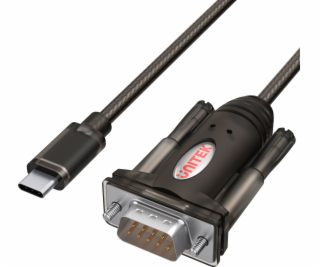 UNITEK Y-1105K sériový kábel Čierna 1,5 m DB-9
