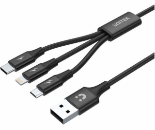 UNITEK C14049BK USB kábel 1,2 m USB 2.0 USB C Micro-USB B...