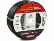 Maclean MCTV-477 coaxial cable 100 m Black