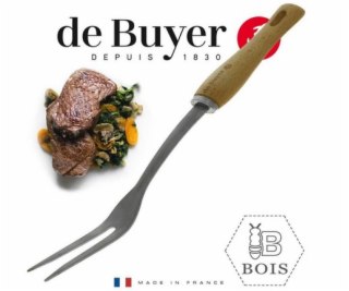 Vidlička de Buyer, 2701.10, B BOIS, nerez a bukové dřevo,...