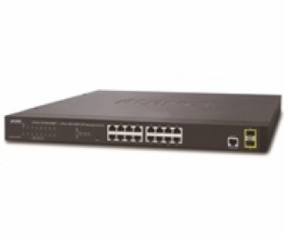 Planet GS-4210-16T2 Switch, L2/L4, 16x 1000Base-T, 2x SFP...