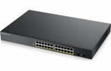 Zyxel GS1900-24HP Managed Gigabit Ethernet (10/100/1000) 1U Black