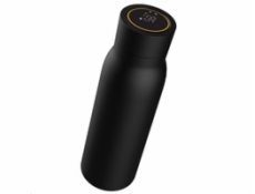 UMAX láhev Smart Bottle U6 Black - obsah 600ml, hlídání teploty a pitného režimu, LCD dotyk, nabíjení přes USB