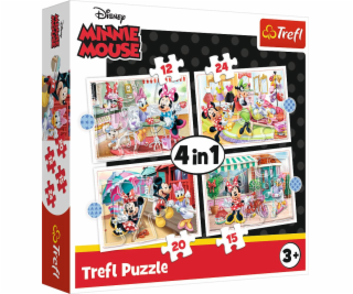 Trefl Puzzle 4v1 Minnie s priateľmi (34355)