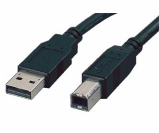 Kabel Roline USB 2.0 A-B 3m, černý