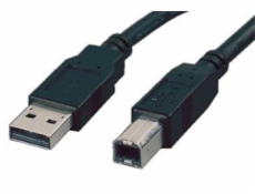 Kabel Roline USB 2.0 A-B 3m, černý