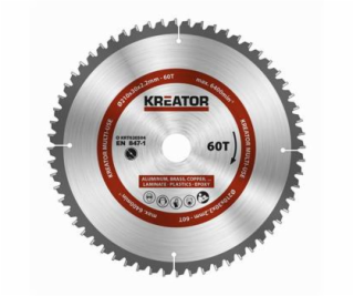 Pilový kotouč Kreator KRT020504 univerzální 210mm, 60T