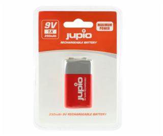 Baterie Jupio 9V 250mAh 1ks, dobíjecí