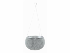 Květináč Keter COZY S závěsný Cloudy grey