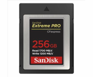 Paměťová karta Sandisk Extreme PRO CF express 256 GB, Type B