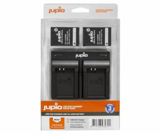 Set Jupio 2x LP-E12 - 875 mAh + Dual Charger pro Canon