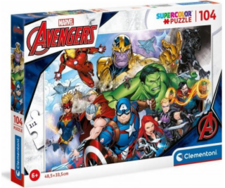 Clementoni Puzzle 104 super farebných Avengers