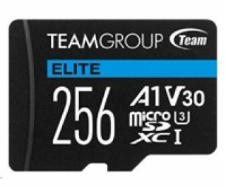 TEAM MicroSDXC karta 256GB ELITE A1 V30 UHS-I U3 (90/45 M...