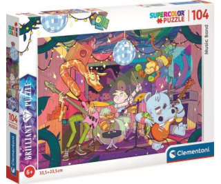 Clementoni Puzzle 104 Brilantná hudobná kapela