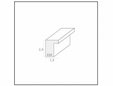 Deknudt S65KQ1 hneda 15x20 drevo doppeltes Passepartout