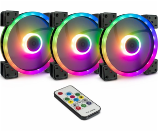 Argus RGB RS-14 140x140x25, skriňový ventilátor