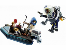 PLAYMOBIL 70782 Policajný Jetpack Zatknutie zlodeja umenia 