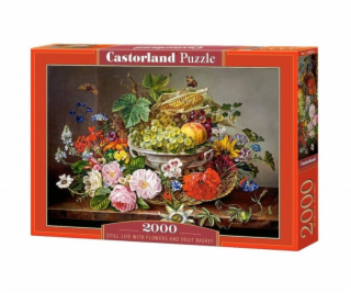 2000 elementów Koszyk owoców i kwiatów